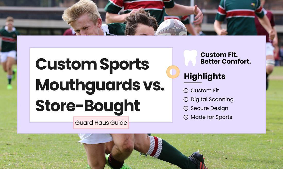 Custom sports mouthguards vs. store-bought mouthguards comparison